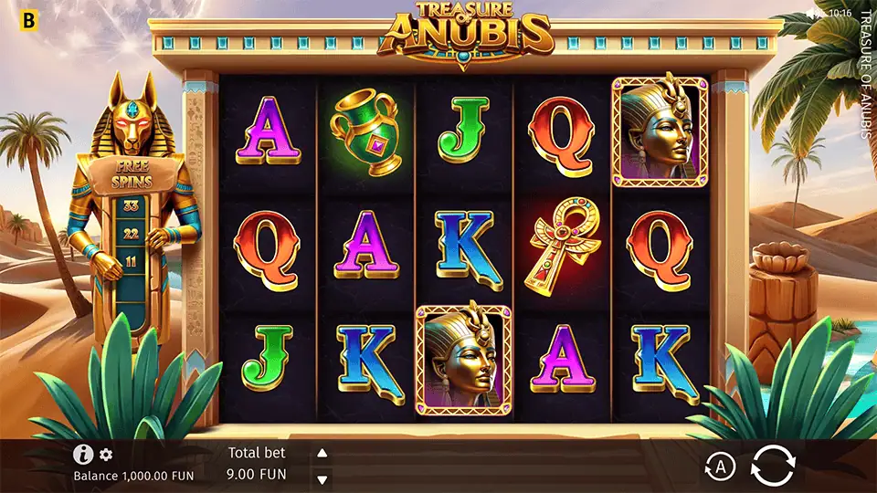 Treasure of Anubis Slot - Demo & Review - BGaming