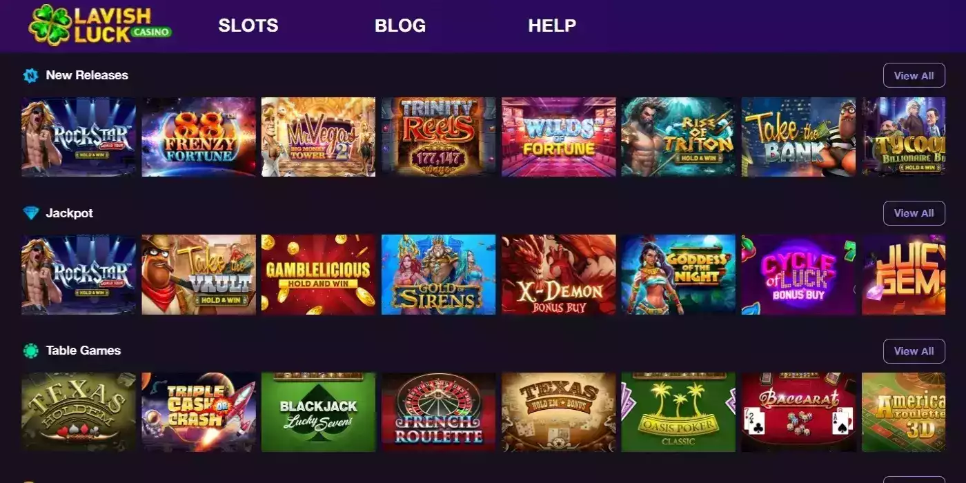 Lavish Luck Casino Promo Code & No Deposit Bonus » SweepsCasinos.US