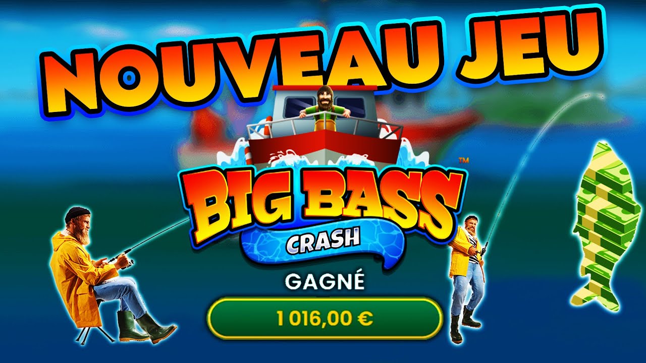 🎣 Big Bass Crash Nouveau JEU = GROS GAINS (+1000€) Jeu du Bateau Casino ...