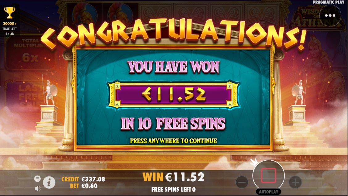 Wisdom of Athena Slot Review | Free Play