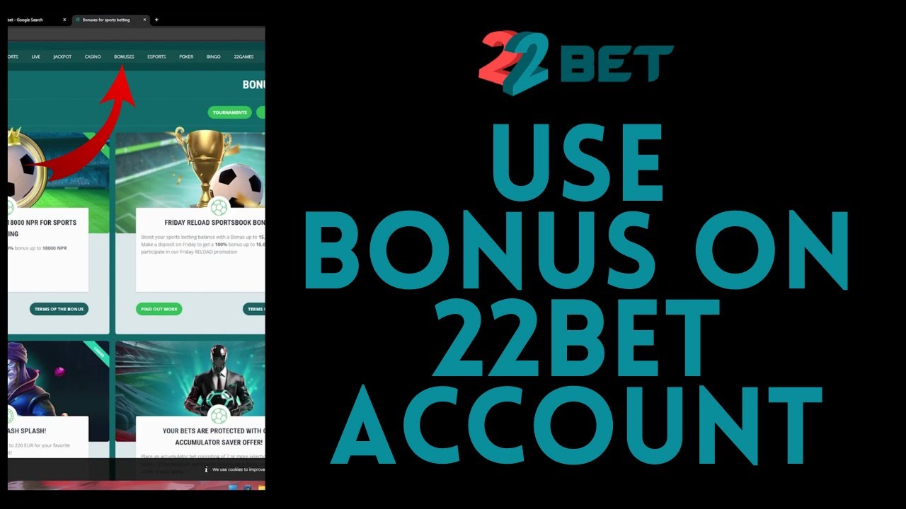 How to Use Bonus on 22bet 2024 | Use 22Bet Bonus - YouTube