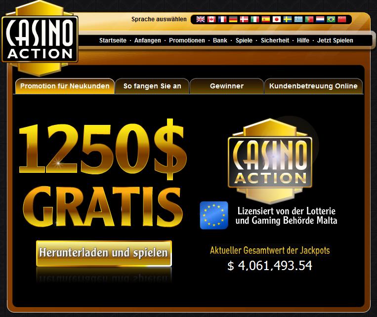 CASINO REWARDS PROGRAM: Casino Action