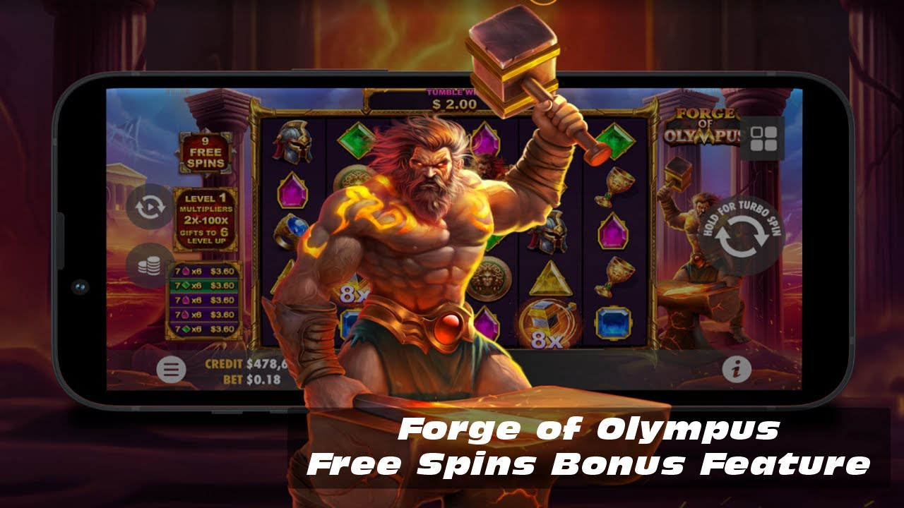 Watch the New Forge of Olympus™ Slot Game Bonus Feature in Action - YouTube