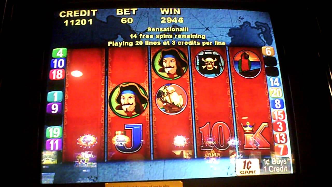 Pirates Slot Machine Bonus - YouTube