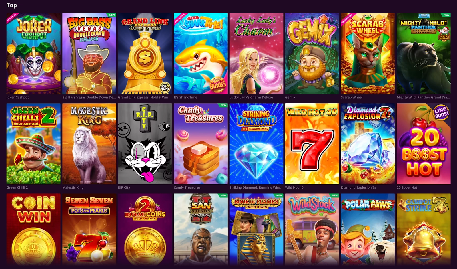 Malina Casino – Online kasíno s bonusom 100% až do €500 + 200 FS