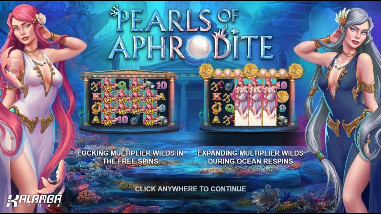 Pearls of Aphrodite slot Kalamba Games - Gameplay - YouTube