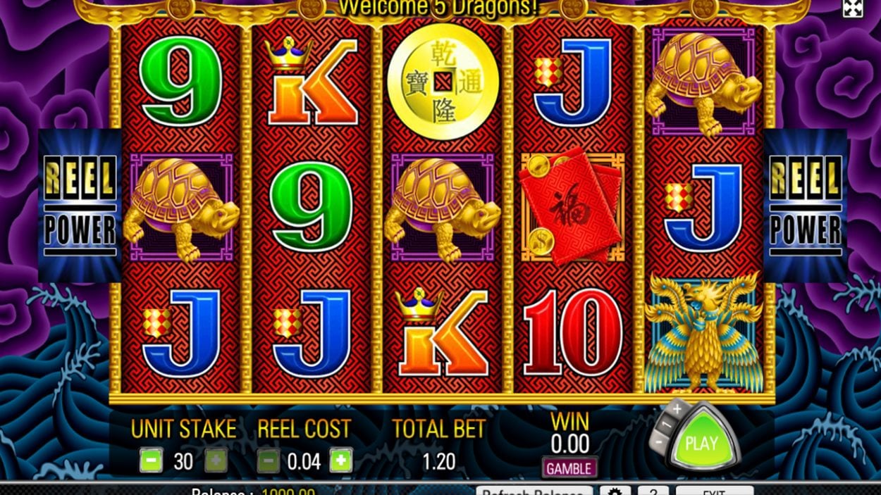 5 Dragons Slot Review 2021 – Win 800x Your Reel Bet!