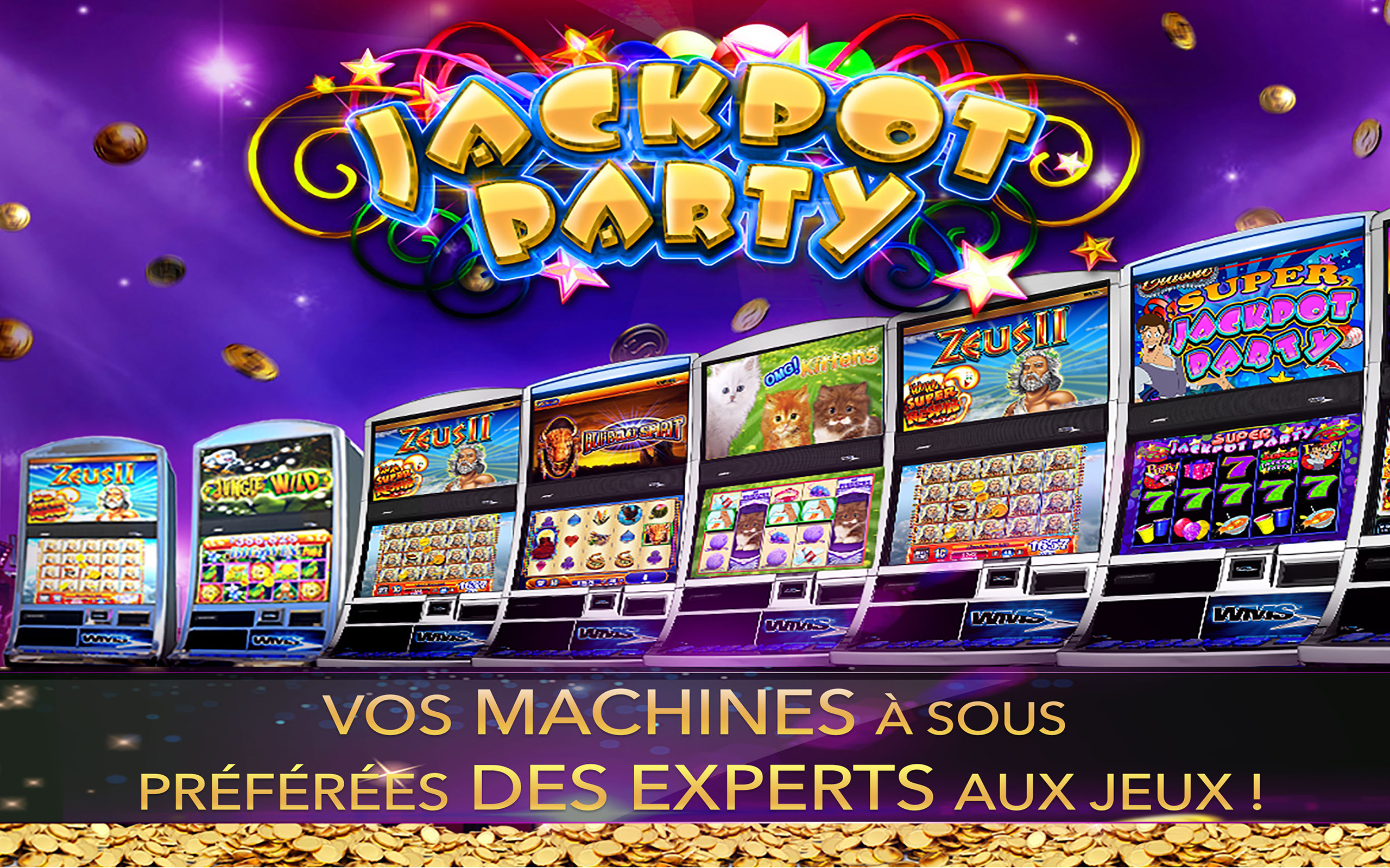 Jackpot Party Casino Slots - Free Vegas Slot Games HD: Amazon.fr ...