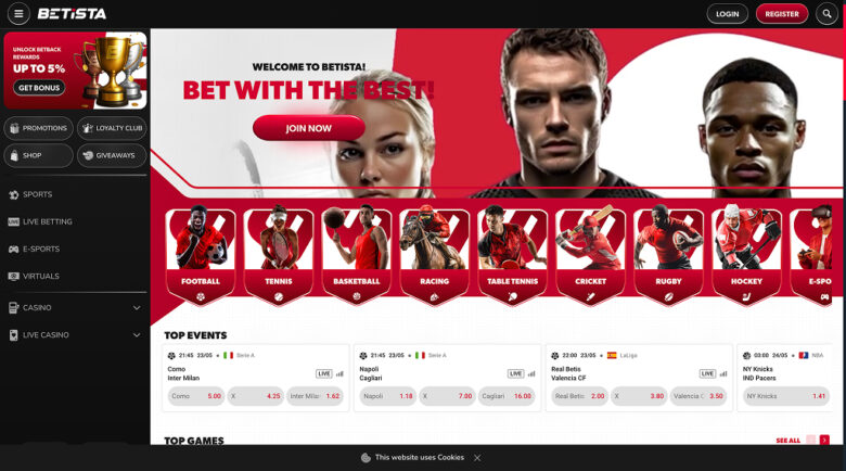 Betista Casino - Boost Your Game with 100% up to €1000 & 100FS