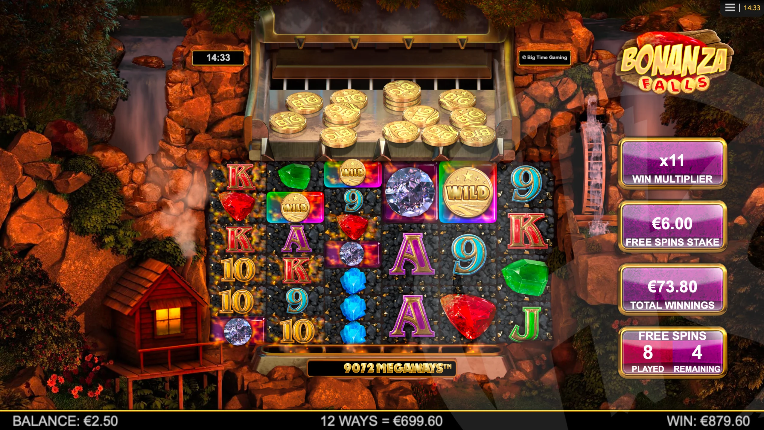 Bonanza Falls Slot Review & Demo - Big Time Gaming