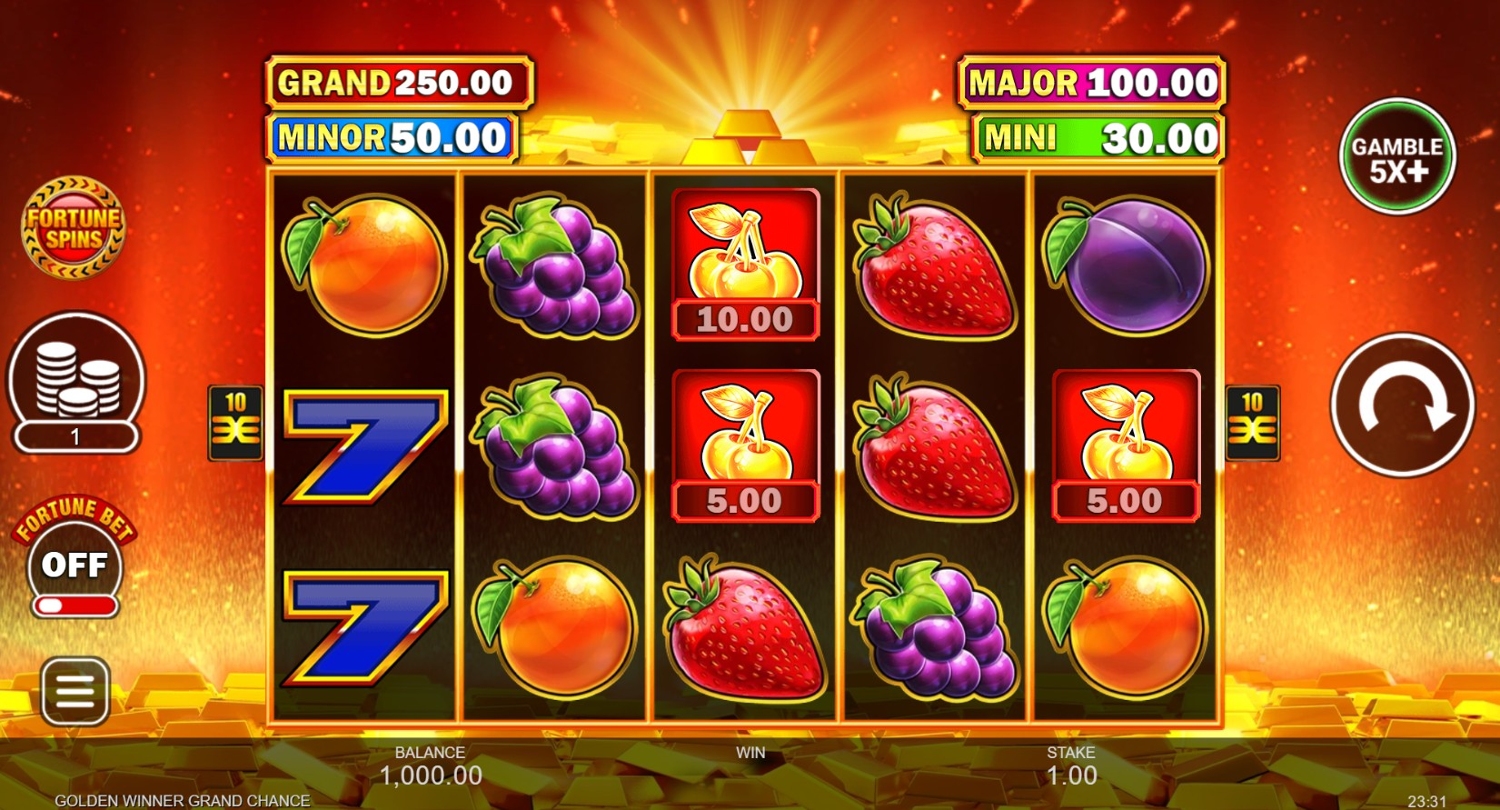Golden Winner Grand Chance Demo Play Free Slot Game