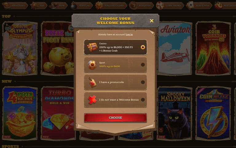 Lizaro Casino - Trigger a 250% Welcome Deal Worth $6,000