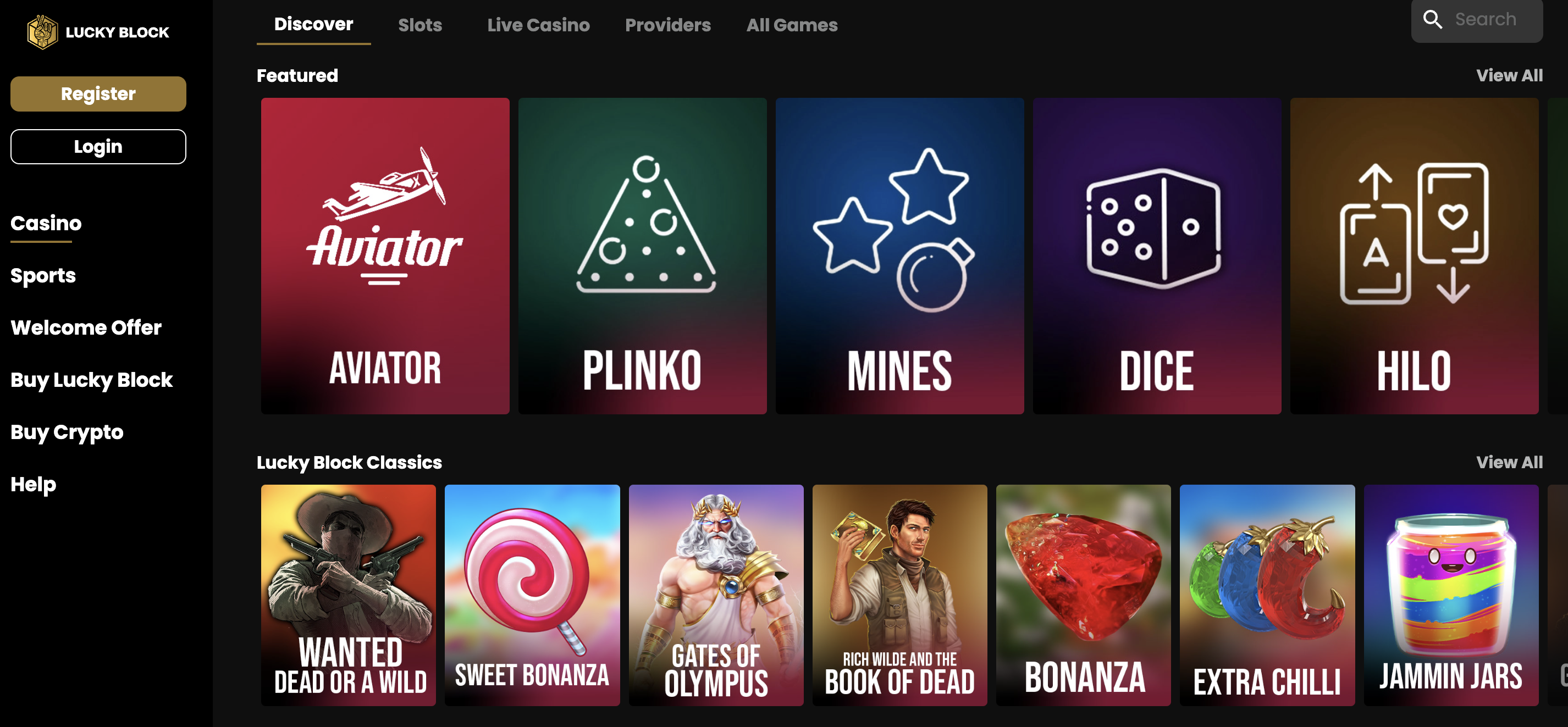 Lucky Block Casino Review - New Crypto Gambling Site