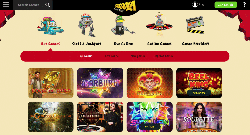 Casoola Casino - ₹30,000 in welcome bonus for Indian players