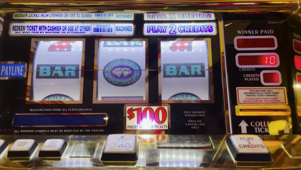 Double Diamond Slot Machine - Flip The Switch