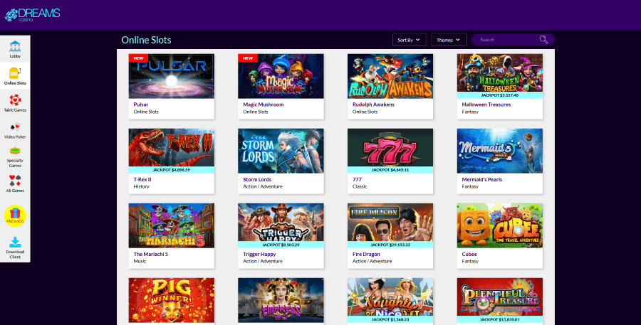 Dreams Casino Review | A Bundle of Bonuses and Promotions