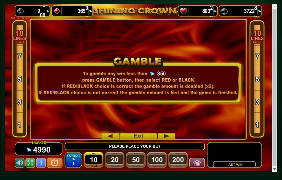 Shining Crown slot gratis spelen, RTP 96.37 - NlCasinospot
