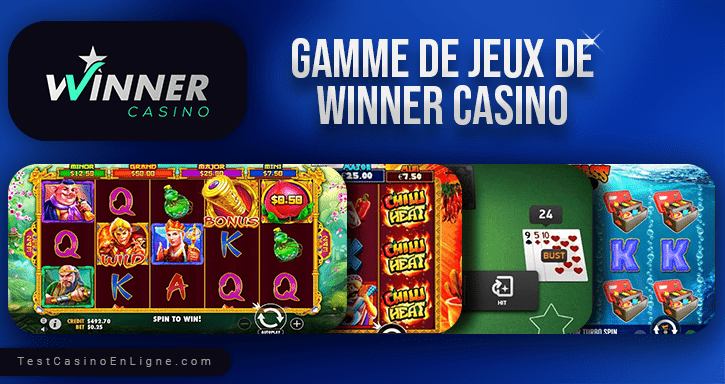 Winner Casino : 400% + 100 Free Spins De Bonus Sur Winner