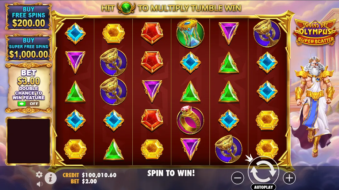 Gates of Olympus Super Scatter Slot by Pragmatic Play | Free Demo
