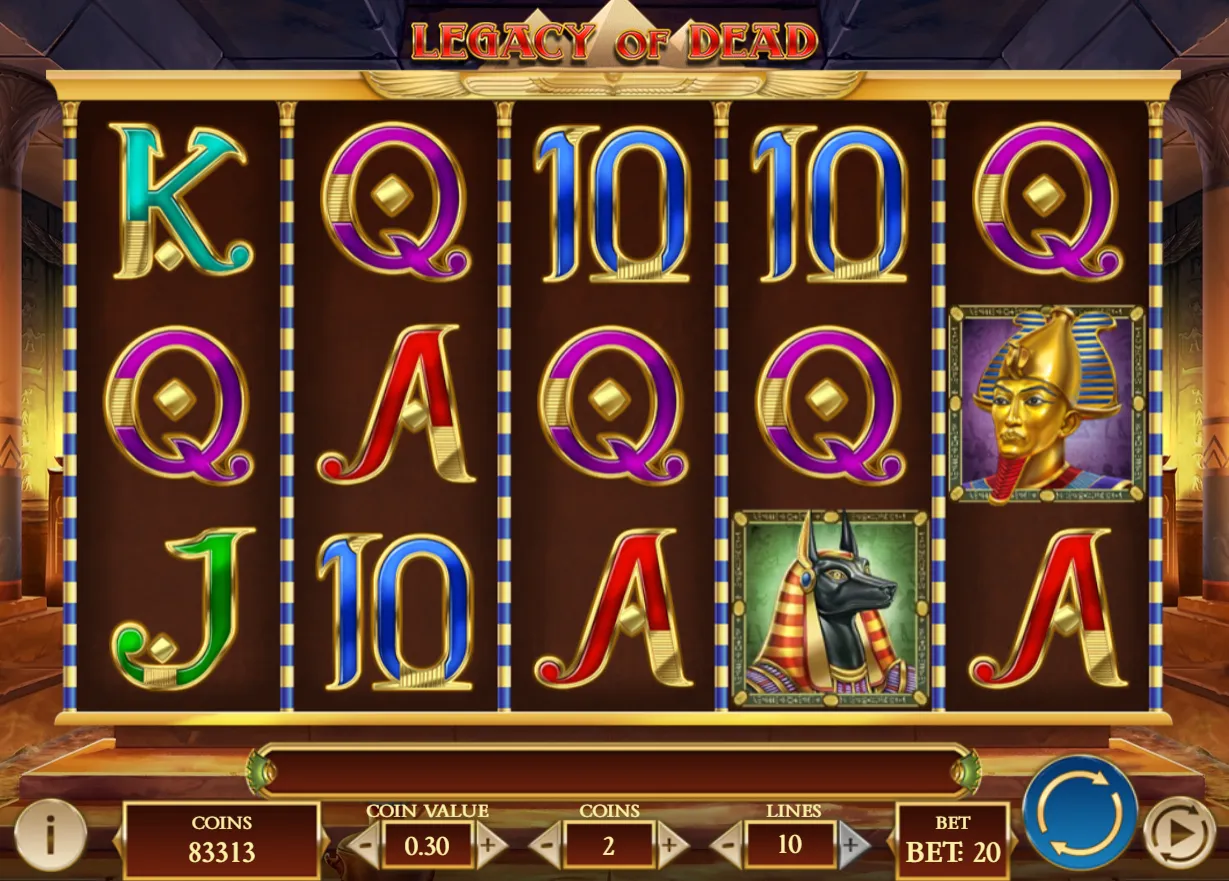 Legacy of Dead Slot (Play'n GO) | Free Demo Online