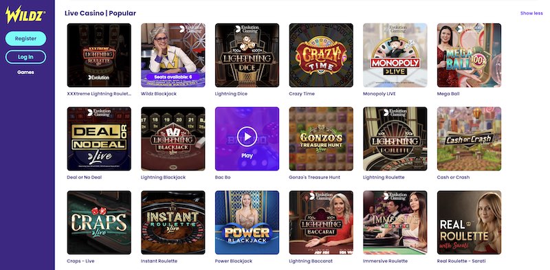 Review of Wildz Casino 2026 | $500 + 200 Free Spins ⚡