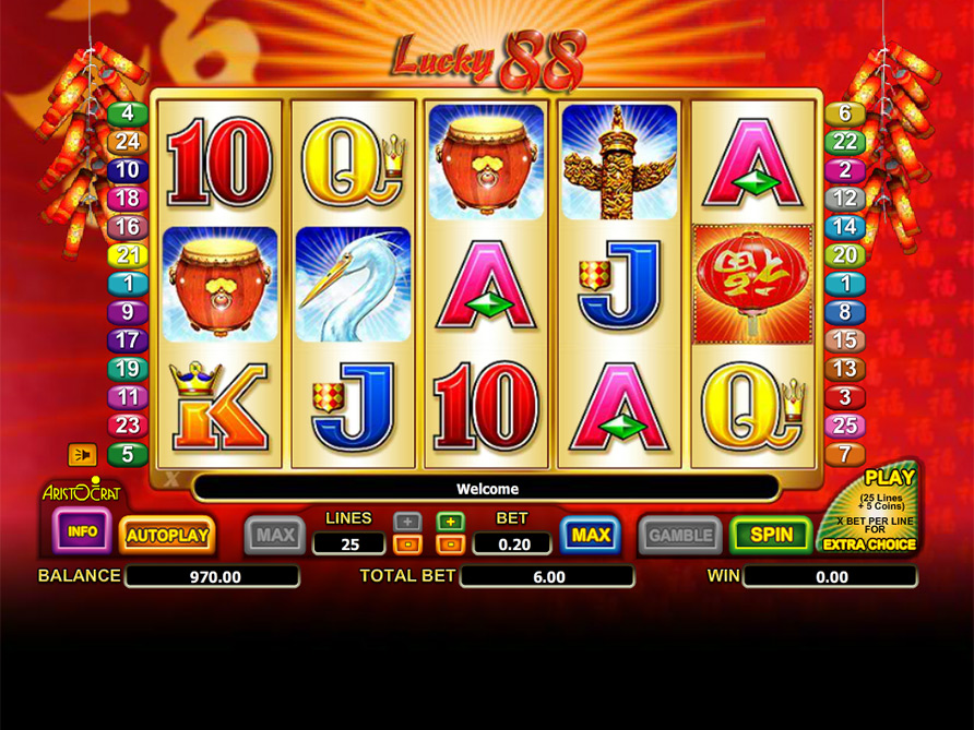 Play Lucky88 Slot Machine Online - PlayMillion Slots