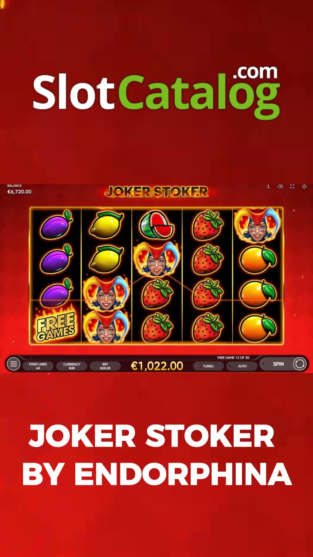 Joker Stoker slot by Endorphina#videoslots #slot #gaming #games # ...
