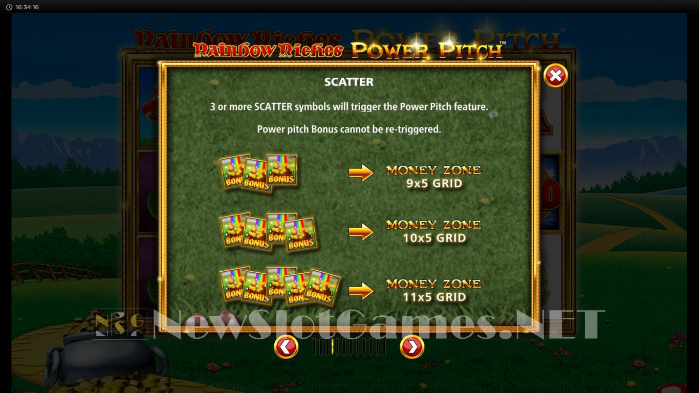 Rainbow Riches Power Pitch Slot Review & Demo by Light & Wonder - Play ...