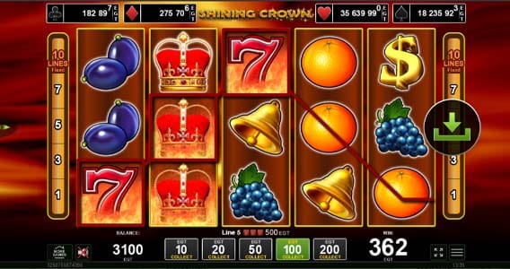 Shining Crown ⚜️ Играй безплатно Shining Crown EGT
