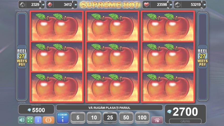 Supreme Hot Demo Păcănele clasice gratis