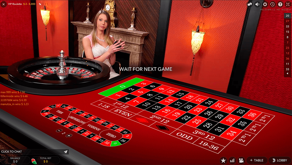 VIP Live Roulette by Evolution Gaming ™ | Play Free Online Roulette