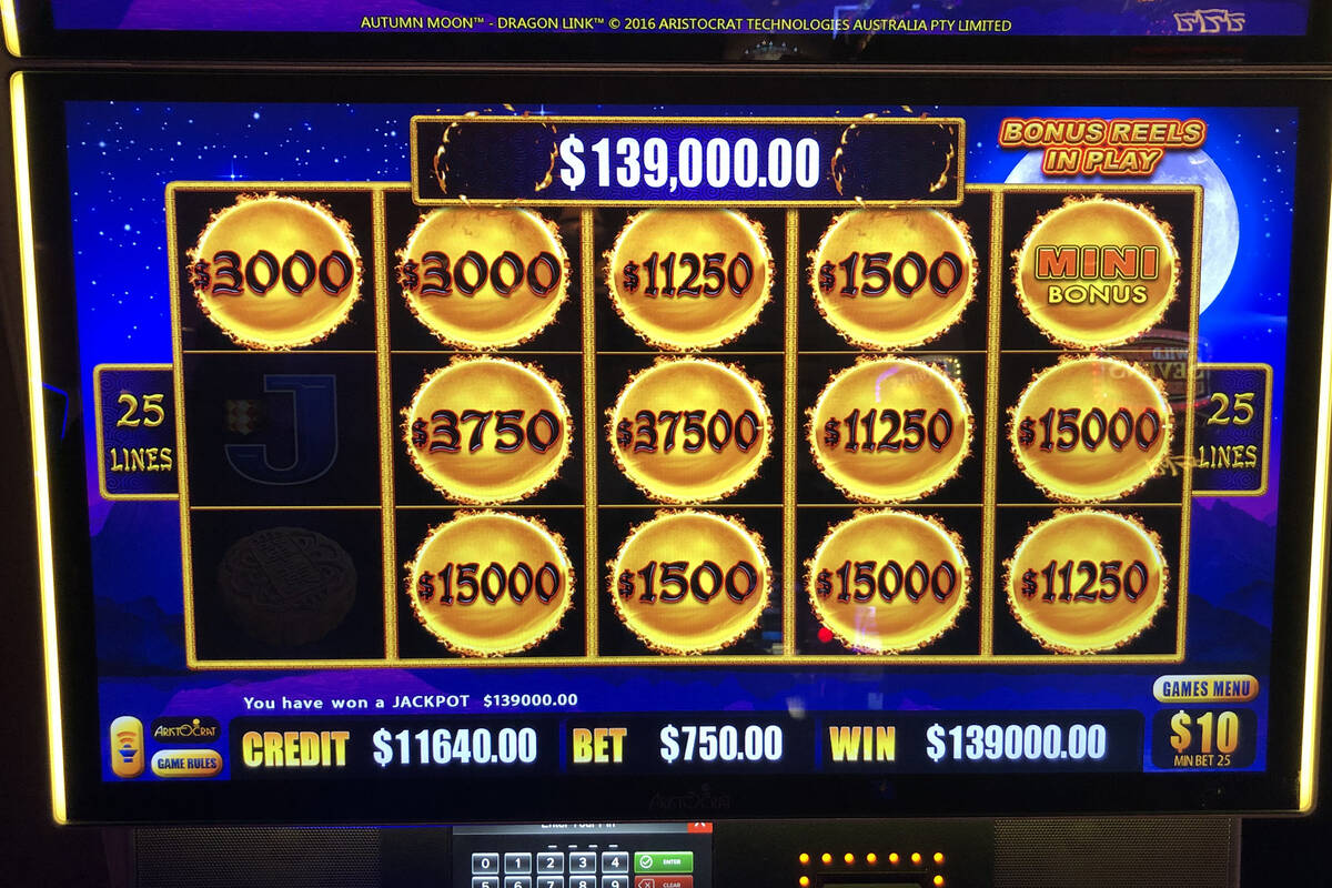 $139,000 jackpot on Dragon Link: Autumn Moon slot machine hits at ...
