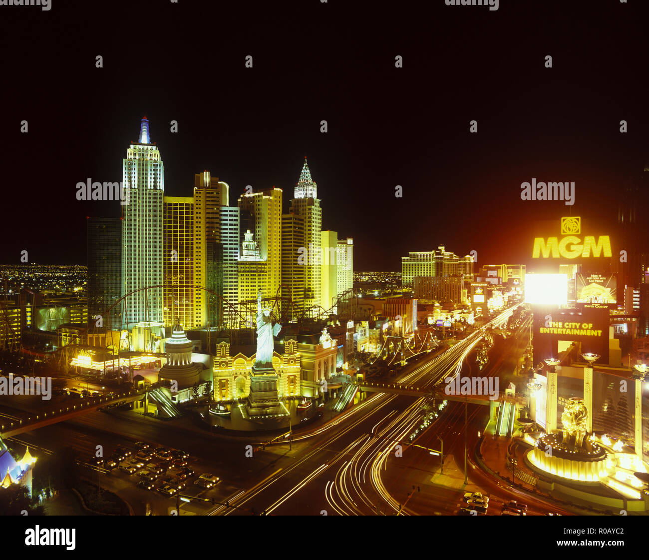 1998 HISTORICAL HOTELS CASINOS THE STRIP LAS VEGAS NEVADA USA Stock ...