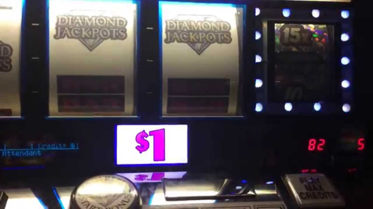 Diamond Jackpot Slot Machine Handpay Jackpot! Bonus Borgata AC - YouTube