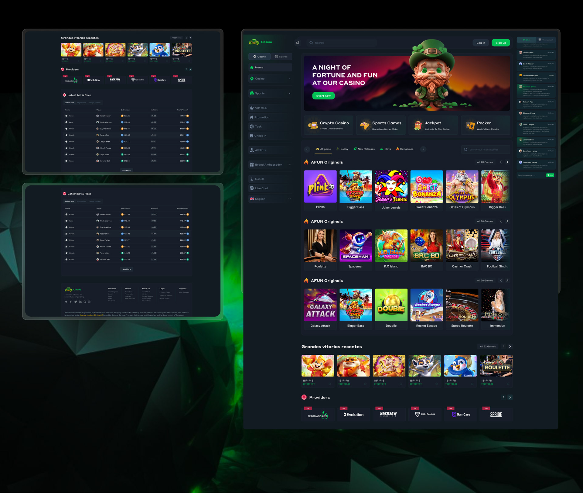 Crypto- Casino Interface Design :: Behance