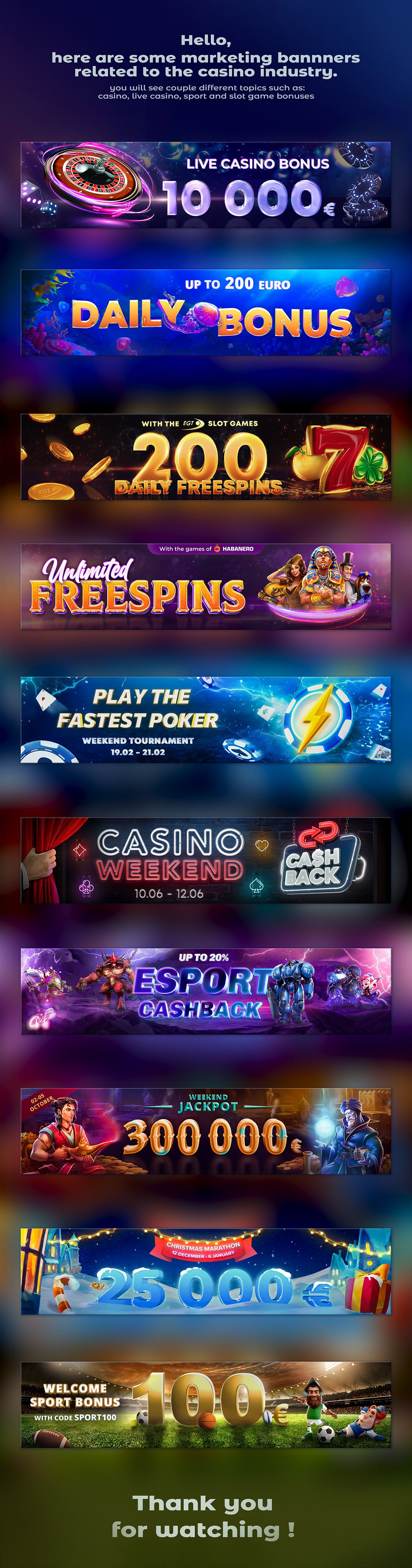 Slot & Casino Banners :: Behance | Casino, Jackpot casino, Gaming banner