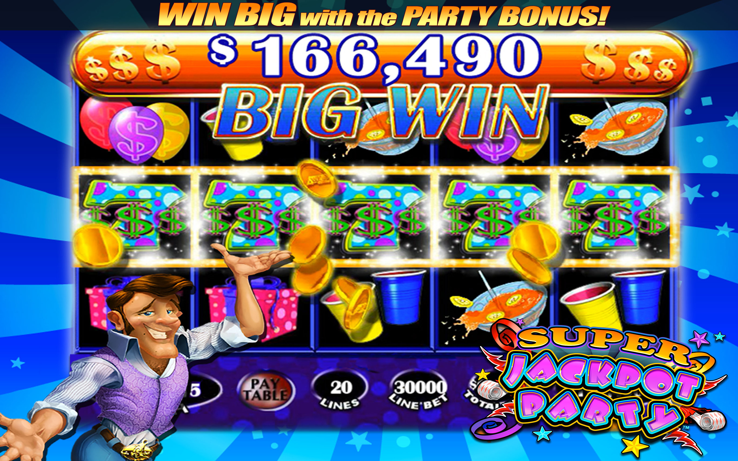 Jackpot Party Casino Slots - Free Vegas Slot Games HD: Amazon.com.au ...