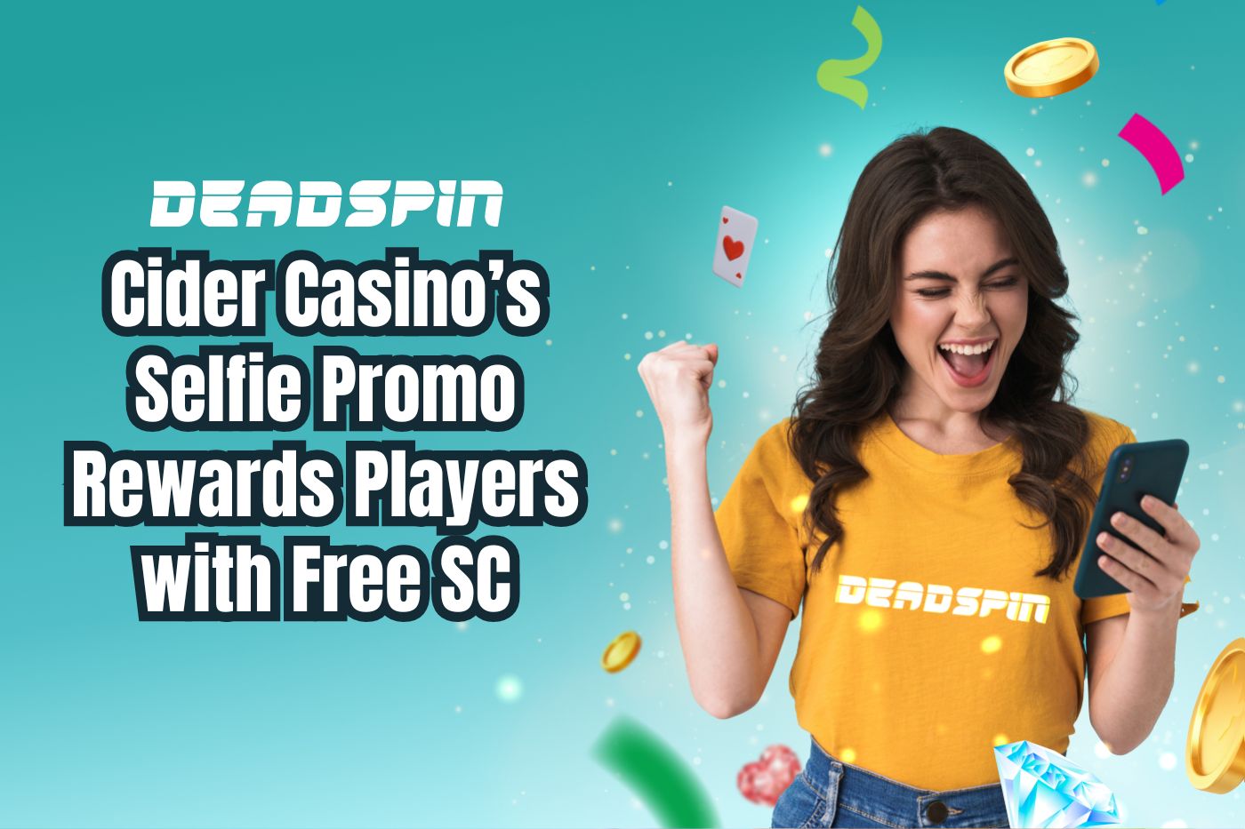 Share Your Win: Cider Casino’s Selfie Promo Rewards Players with Free SC