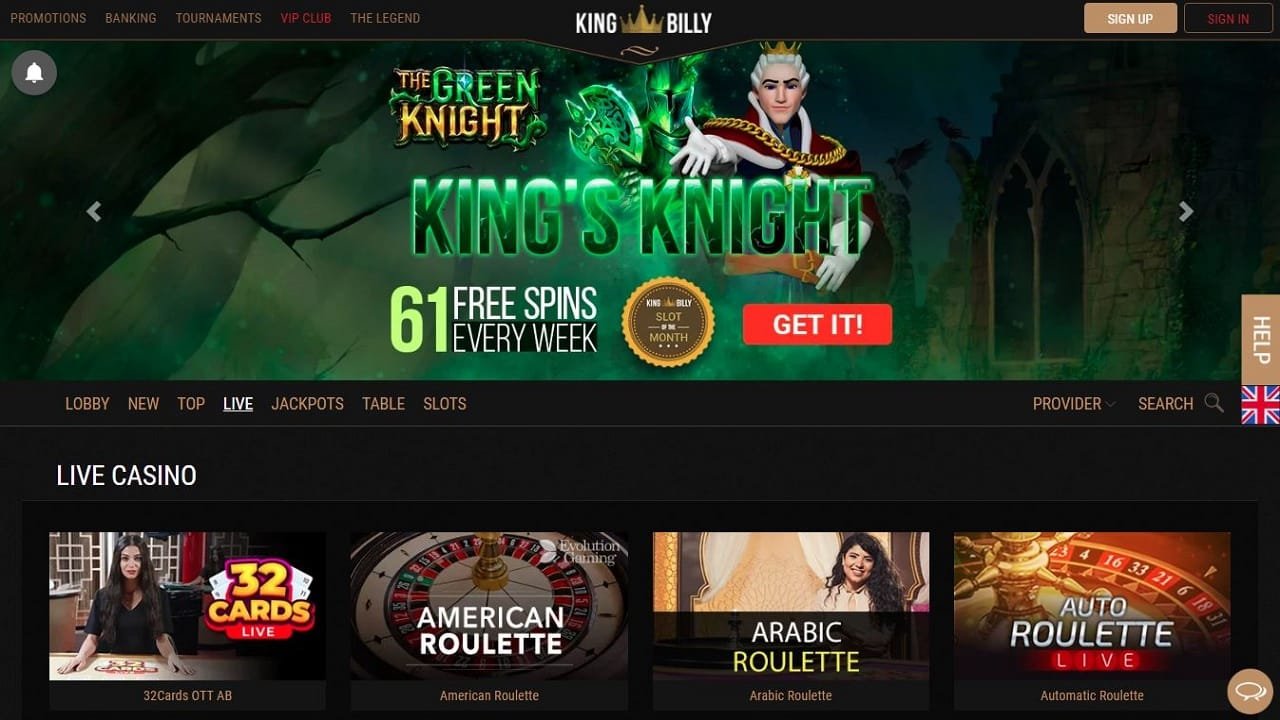 King Billy Casino Review - Perfect for Fans of Evolution and Pragmatic ...