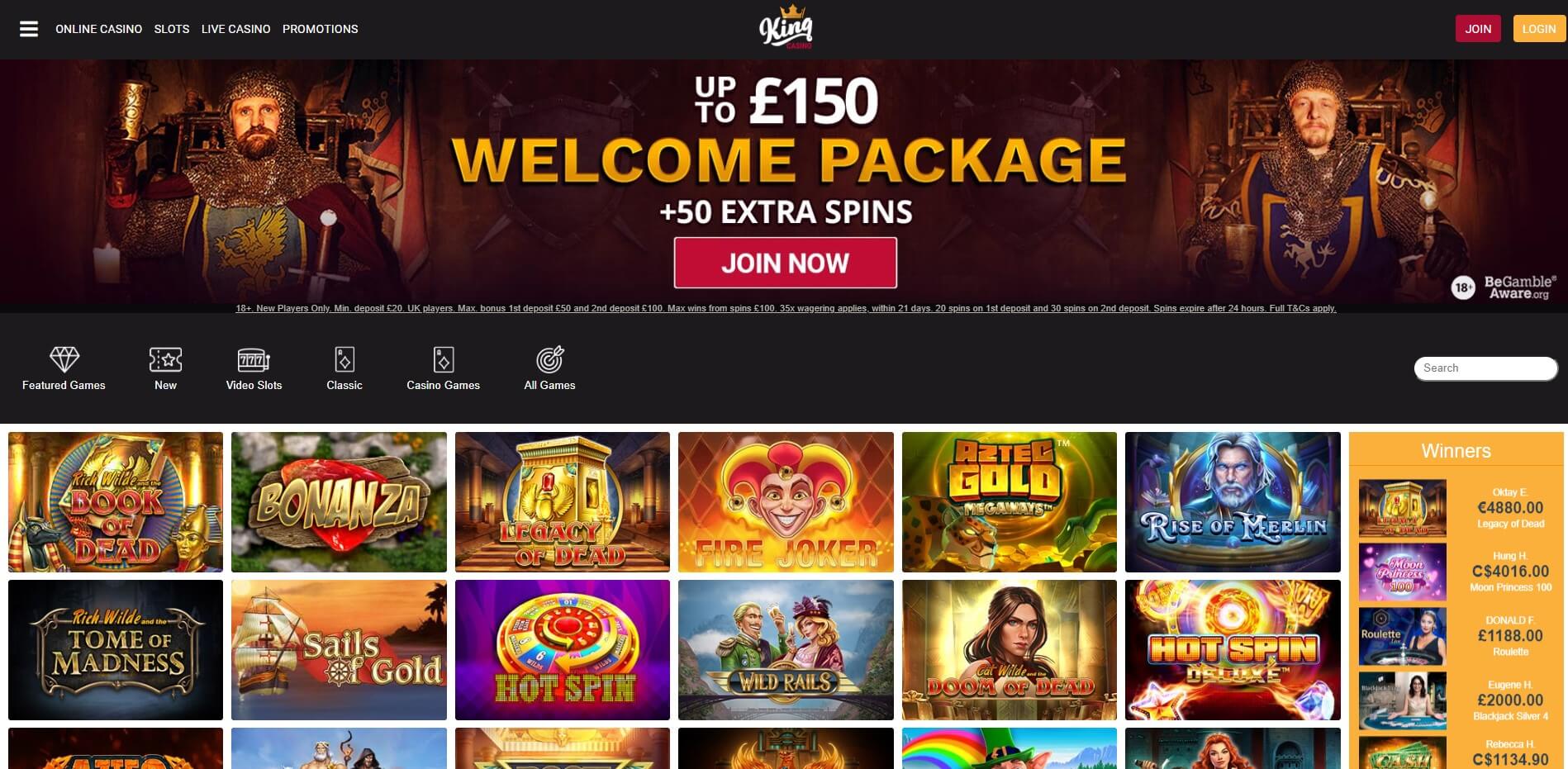 King Casino Review - Safe or Scam?