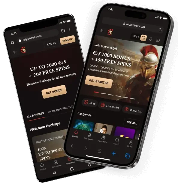 LegionBet Casino | 250% bonus tot € 13.000 + 300 FS