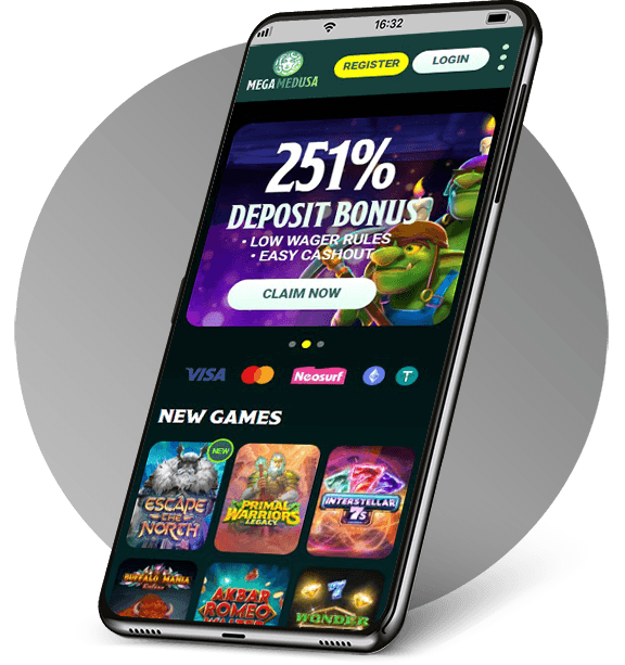 Mega Medusa Casino No Deposit Bonuses - 150 Free Spins - Wonder Reels