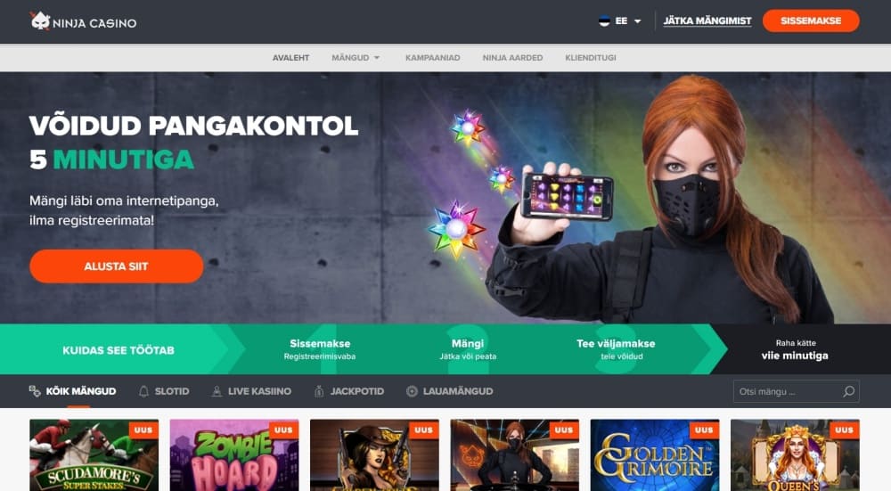 Ninja Casino | Kasiino.org