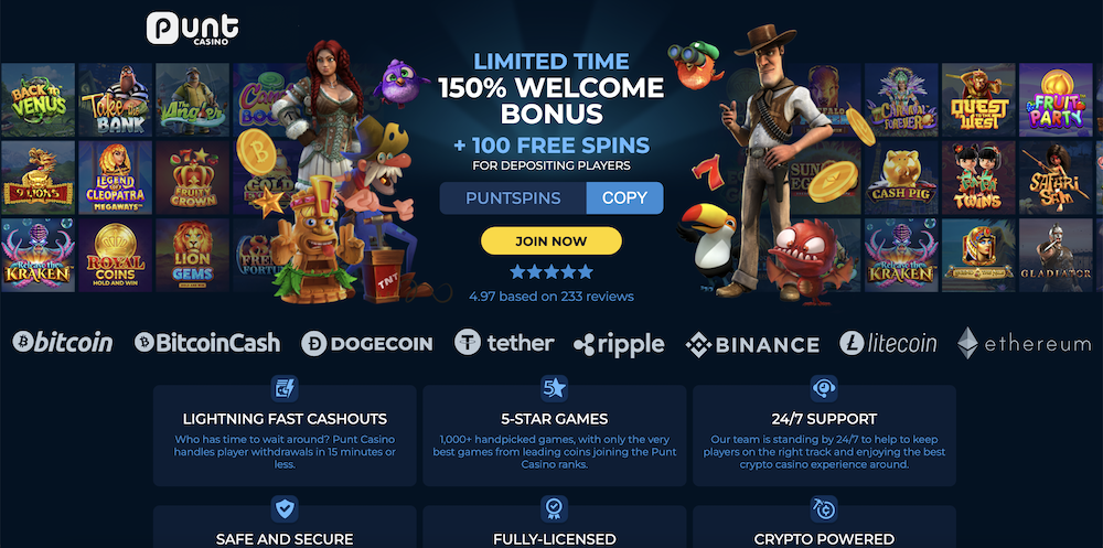 Punt Casino Bonus Code ᐅ Free Chips & Promo Offers (2025)