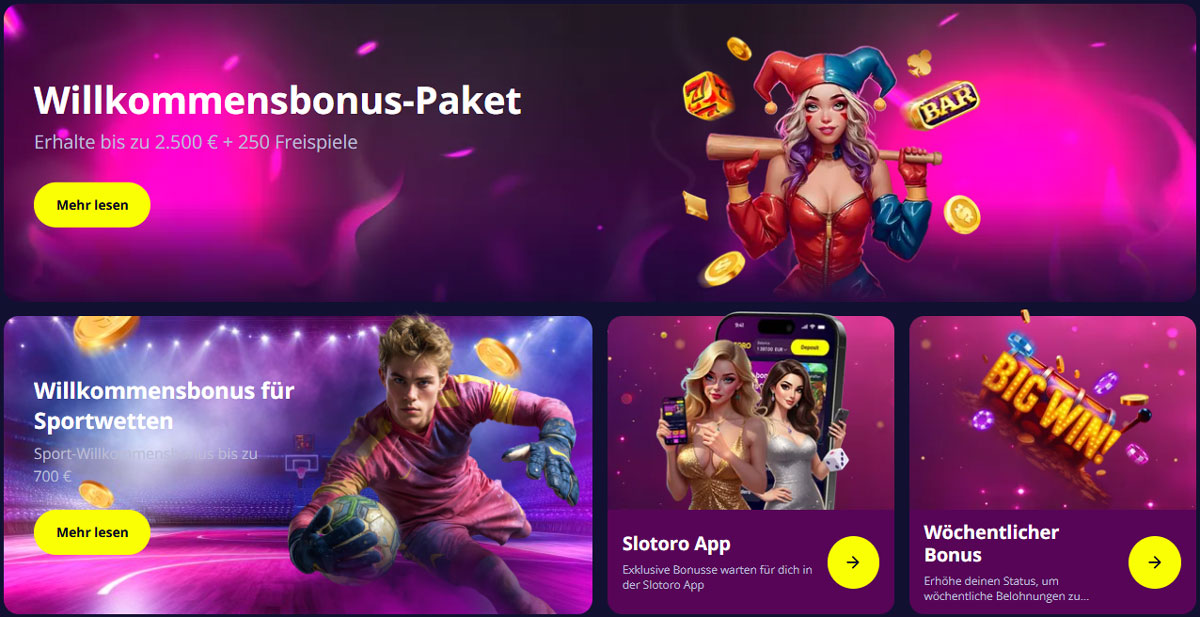saa Slotoro Casino vip boonus kampaania