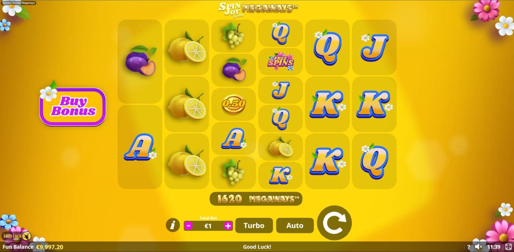 Spinjoy Society Megaways Slot Free Demo Play or for Real Money ...