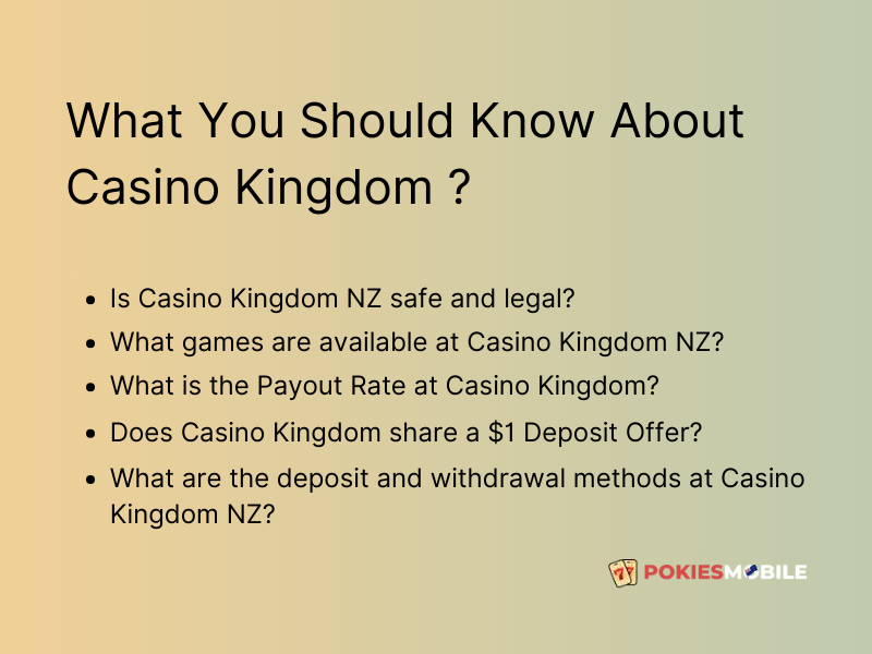 Casino Kingdom Review [2025]. Is It Legit? ⇒ $1 Deposit