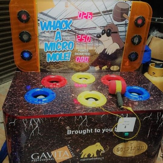 Whack a Mole Game, can be branded with your own design. | Mole day ...