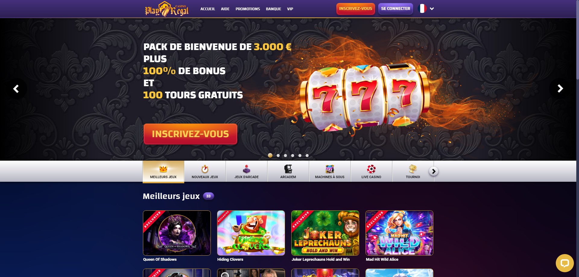 Play Regal : Avis & Bonus sur le casino en ligne - Acataqueria