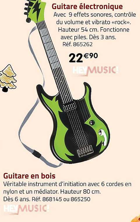 Promo Guitare électronique Heymusic! chez Casino Supermarchés ...